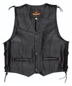 Patch Leren Gilet