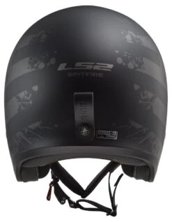 Richa OF599 Spitfire Black Flag Motorhelm -Dainese Winkel 019479 114 7 LS2 OF599 Spitfire Flag