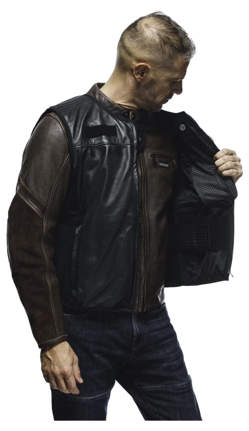 Dainese Leather Smart Jacket D-Air Airbagvest 5 Dainese Leather Smart Jacket D-Air Airbagvest - Afbeelding 5