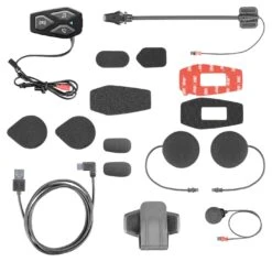 Richa U-COM 3 Bluetooth Headset 9 Richa U-COM 3 Bluetooth Headset -Dainese Winkel 027949 000 5 Interphone UCOM3 Single Bluetooth Headset