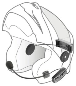 Richa U-COM 4 Bluetooth Headset 8 Richa U-COM 4 Bluetooth Headset -Dainese Winkel 027952 000 4 Interphone UCOM4 Single Bluetooth Headset