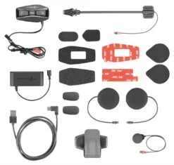 Richa U-COM 4 Bluetooth Headset 9 Richa U-COM 4 Bluetooth Headset -Dainese Winkel 027952 000 5 Interphone UCOM4 Single Bluetooth Headset