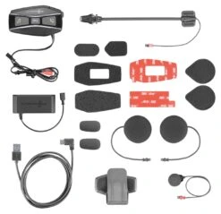 Richa U-COM 16 Mesh Headset -Dainese Winkel 027954 000 6 Interphone UCOM16 Single Bluetooth Headset