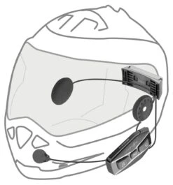 Richa U-COM 16 Twin Mesh Headset 8 Richa U-COM 16 Twin Mesh Headset -Dainese Winkel 027955 000 3 Interphone UCOM16 Twin Bluetooth Headset