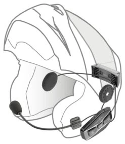 Richa U-COM 16 Twin Mesh Headset 9 Richa U-COM 16 Twin Mesh Headset -Dainese Winkel 027955 000 4 Interphone UCOM16 Twin Bluetooth Headset