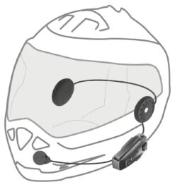 Richa U-COM 8R Mesh 2.0 Headset -Dainese Winkel 027956 000 5 Interphone U COM8R Bluetooth Headset