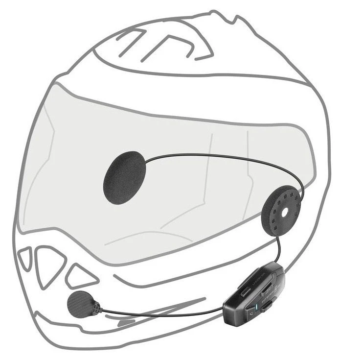 Richa U-COM 7R Bluetooth Headset 5 Richa U-COM 7R Bluetooth Headset - Afbeelding 5